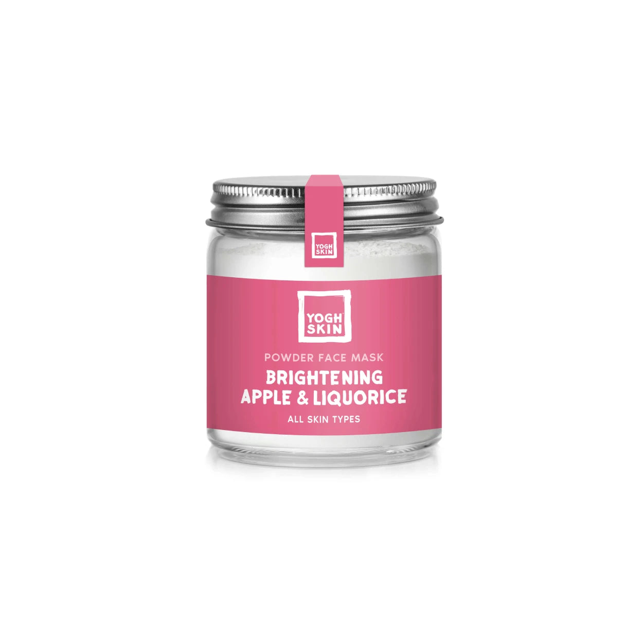 yoghskin brightening powder face mask with apple and liquorice