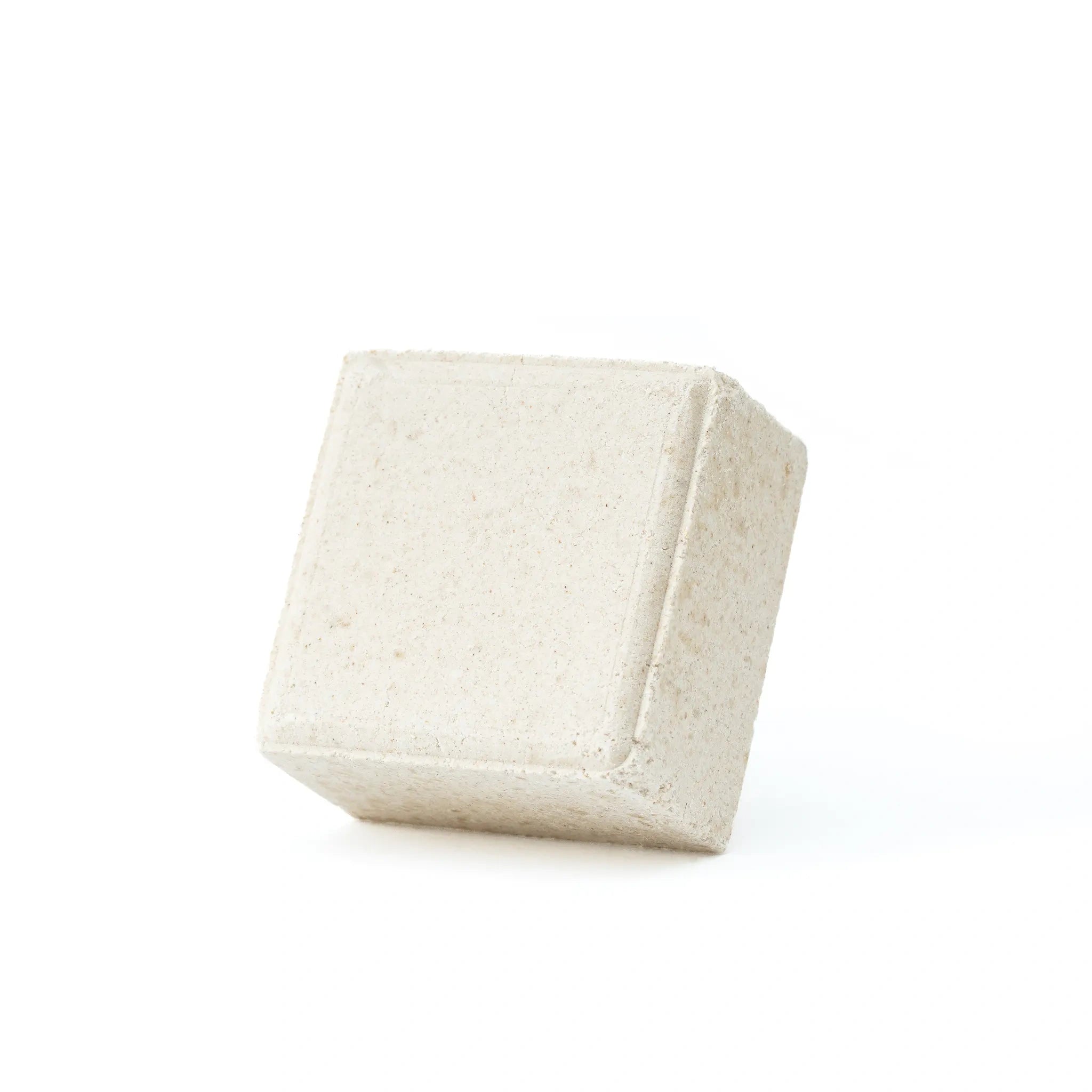 yoghhair honey shampoo bar on white background