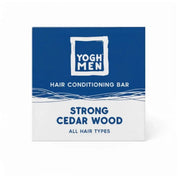 yoghmen conditioner bar for strong hair on a white background